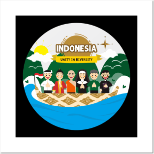 Unity In Diversity of Indonesia Posters and Art